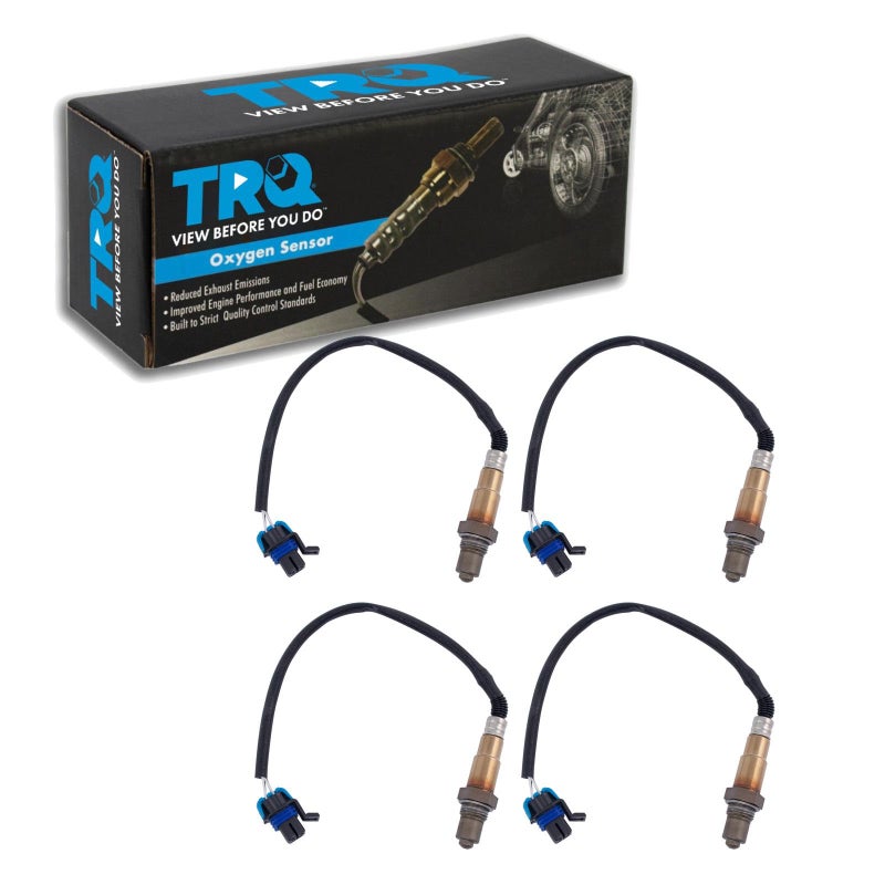 TRQ 4pc Oxygen O2 02 Sensor Upstream Downstream Set for Chevy GMC Buick