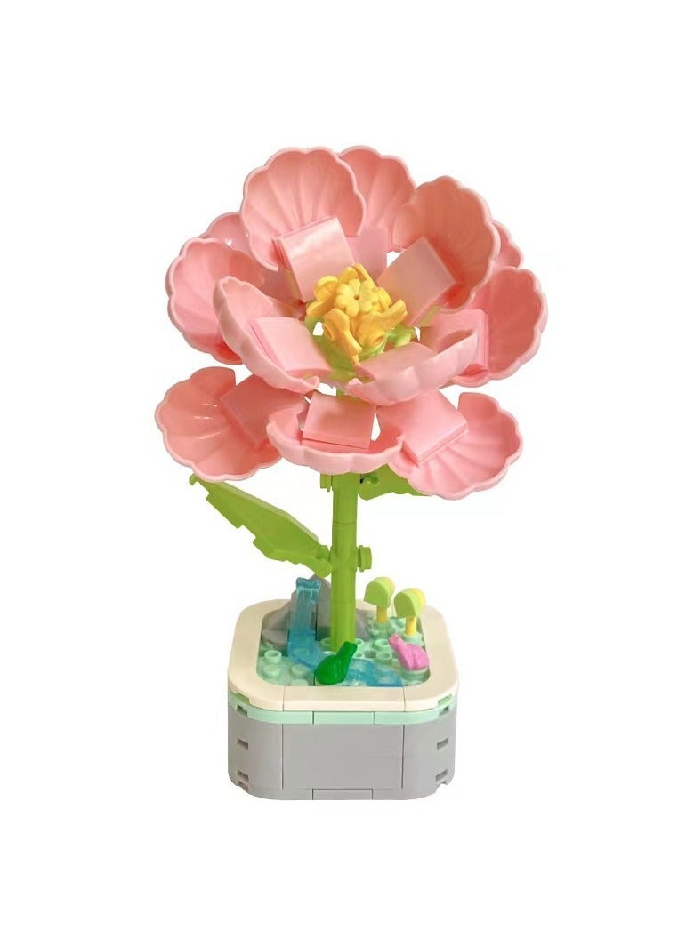 مجموعتان من باقة الزهور القابلة للبناء - هدية لعبة إبداعية للأطفال." - Image 5