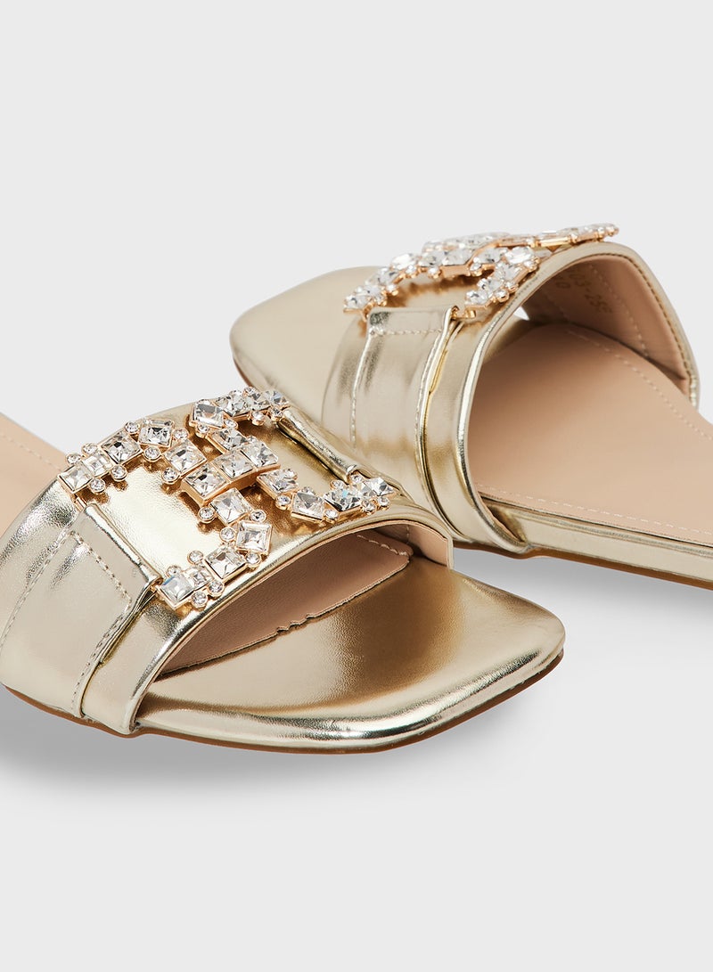 ايلا صندل نسائي مسطح - Image 4