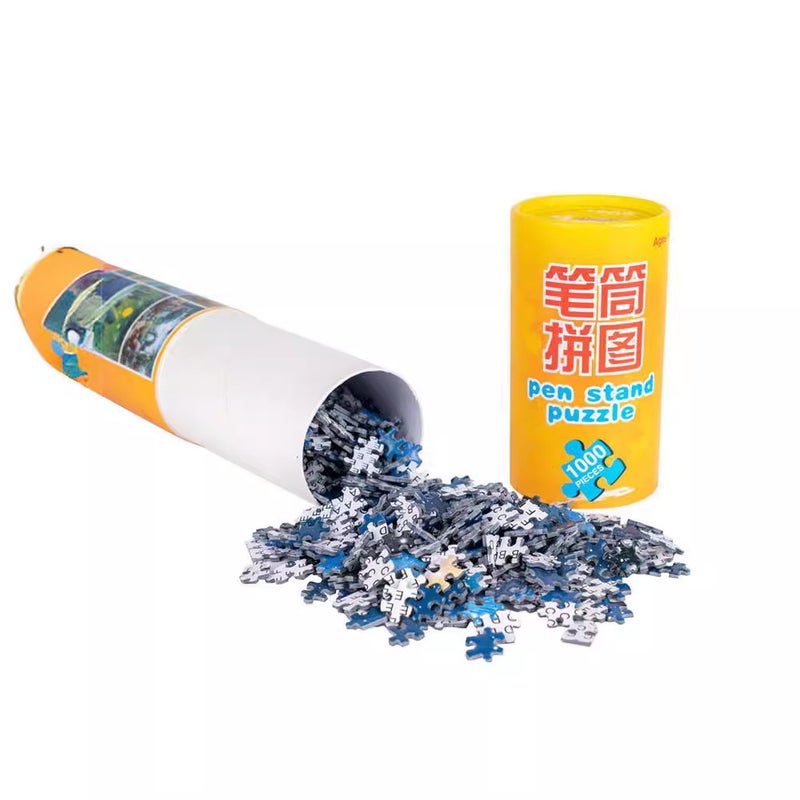 Adult Pen Holder Mini Small Puzzle 1000 Pieces Mini Paper Landscape Puzzle Toys Popular Puzzle - Image 5
