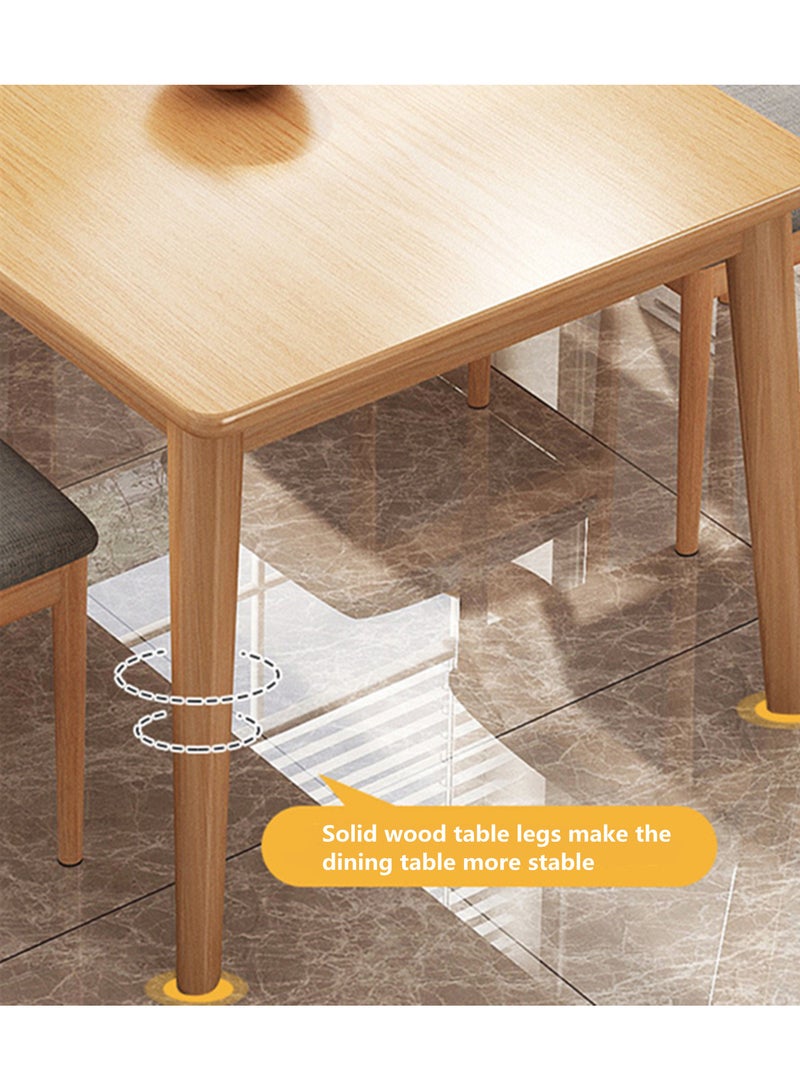 هيكسدريم طاولة طعام، طاولة مطبخ، 100 × 60 × 75 سم طاولة طعام مستطيلة حديثة، للمطبخ، غرفة الطعام، غرفة المعيشة - Image 5