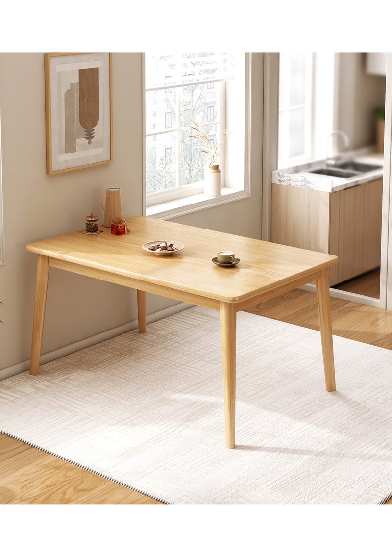 هيكسدريم طاولة طعام، طاولة مطبخ، 100 × 60 × 75 سم طاولة طعام مستطيلة حديثة، للمطبخ، غرفة الطعام، غرفة المعيشة - Image 1