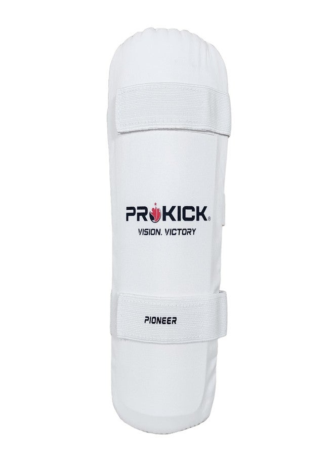 Prokick Pioneer Cricket Arm Guard, White - Small Boys - Image 1