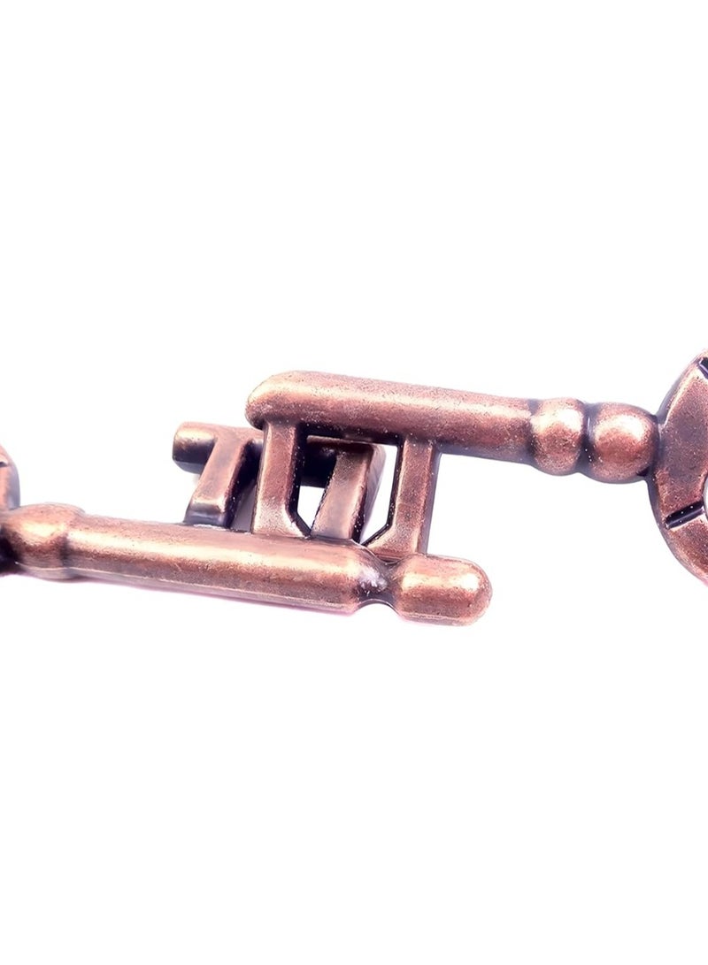 MAGIKON Traditional Metal Brain Teaser - Classic Puzzle Toy for Logic & Skill Development (Keys) - Image 2