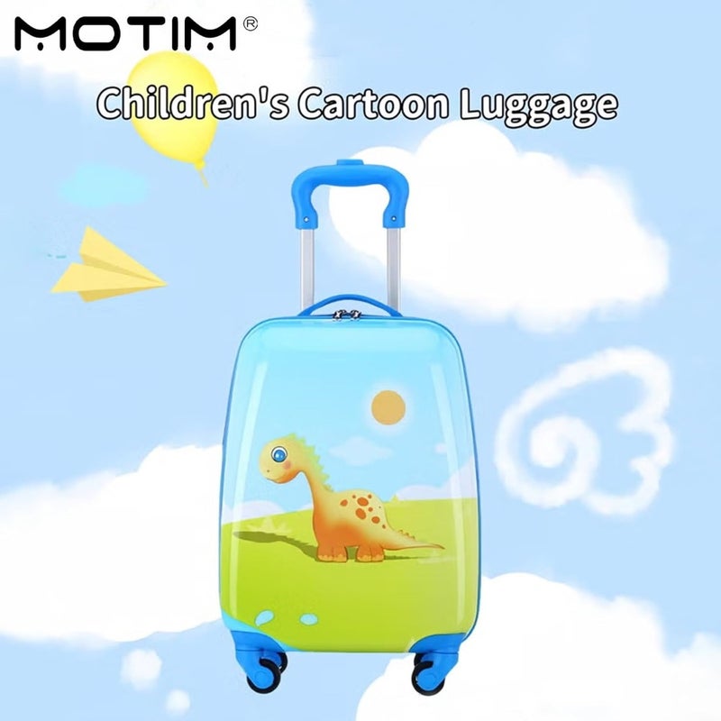 Travel Kid's Luggage 18inch Carry on Hard Side Upright Cartoon Spinner Luggage - Image 2