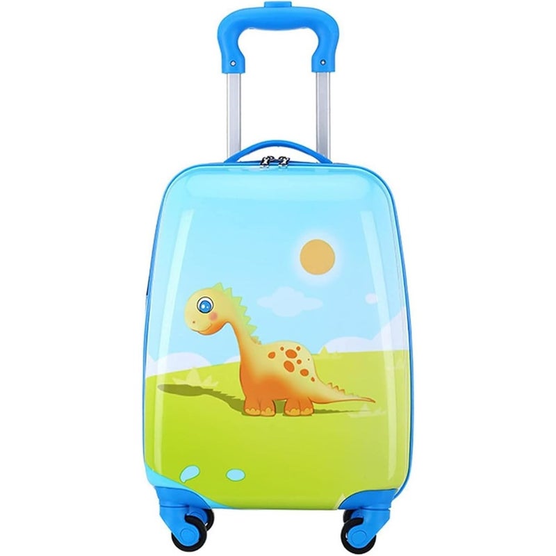 Travel Kid's Luggage 18inch Carry on Hard Side Upright Cartoon Spinner Luggage - Image 1