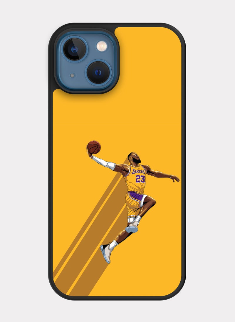 بكسلات كفر ايفون 13 ان بي ايه ليبرون جيمس اصفر - Image 1