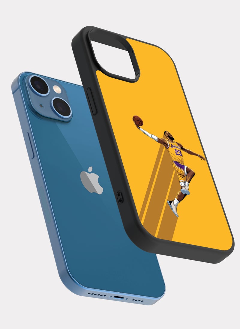 بكسلات كفر ايفون 13 ان بي ايه ليبرون جيمس اصفر - Image 2