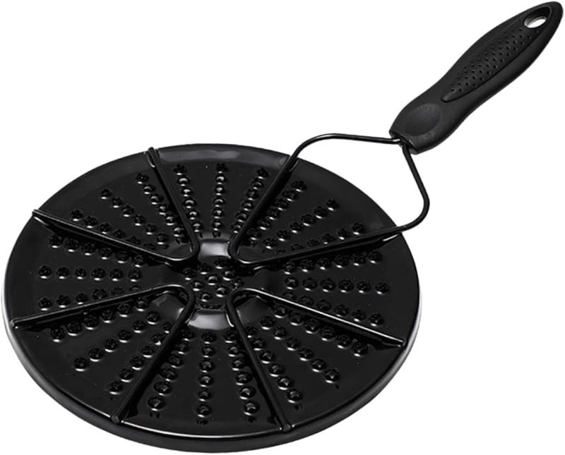 Veemoon Black Heat Diffuser Plate For Gas Stove Flame Tamer Simmer Mat - Image 1