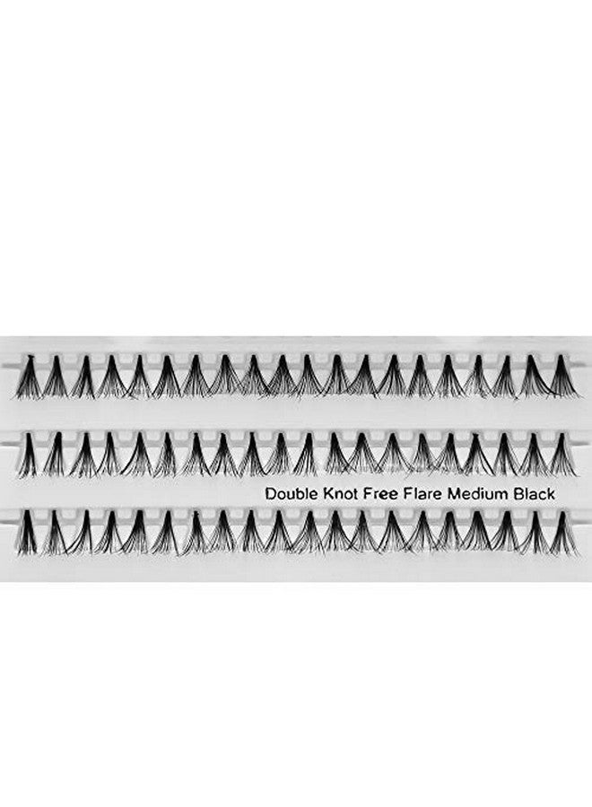 Cherishlook Professional 10Packs Eyelashes (Knot Free) Flare Black (Double Medium) - Image 2