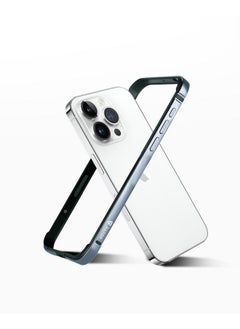 Raegr RAEGR iPhone 15 Pro Case | Anodized Aluminum Bumper | Supports Mag-Safe Wireless Charging | Edge Armor Protective Minimal Case Designed for iPhone 15 Pro (6.1-Inch) (2023) - Sierra Blue RG10518  - Image 1