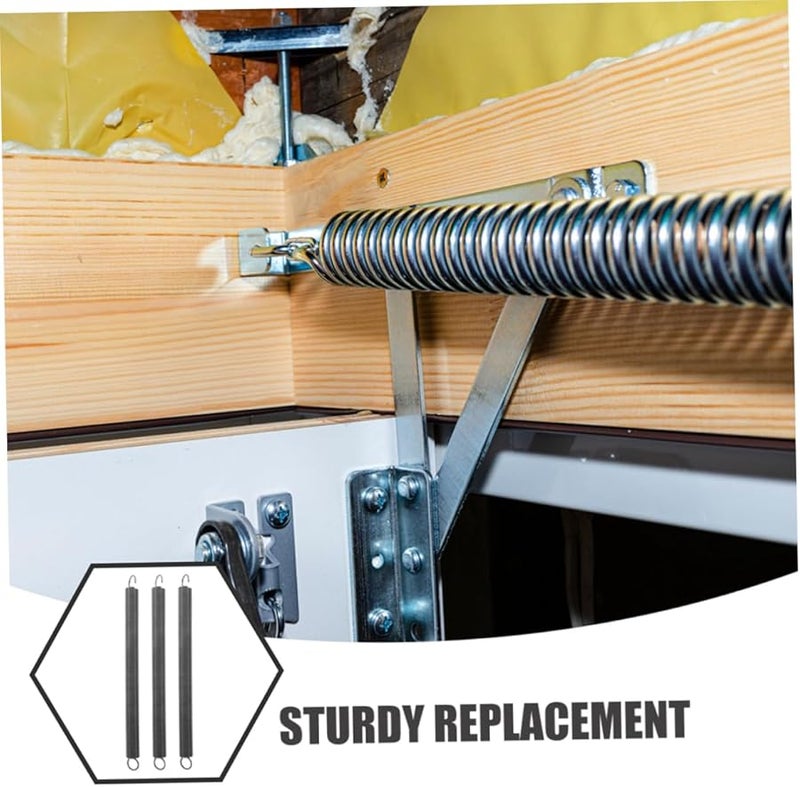 Cabilock 4 Pack Attic Ladder Replacement Springs 12 Inch Heavy Duty Easy Install Safety - Image 4