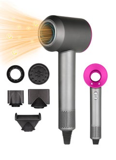 BESTIS 1600W Hair Dryer with Diffuser Negative Ion Blow Dryer for Women Men 110, 000 RPM Brushless Motor 3 Heat Settings, High-Speed Fast Drying Professional Hair Dryer with 5 Attachments  - Image 1