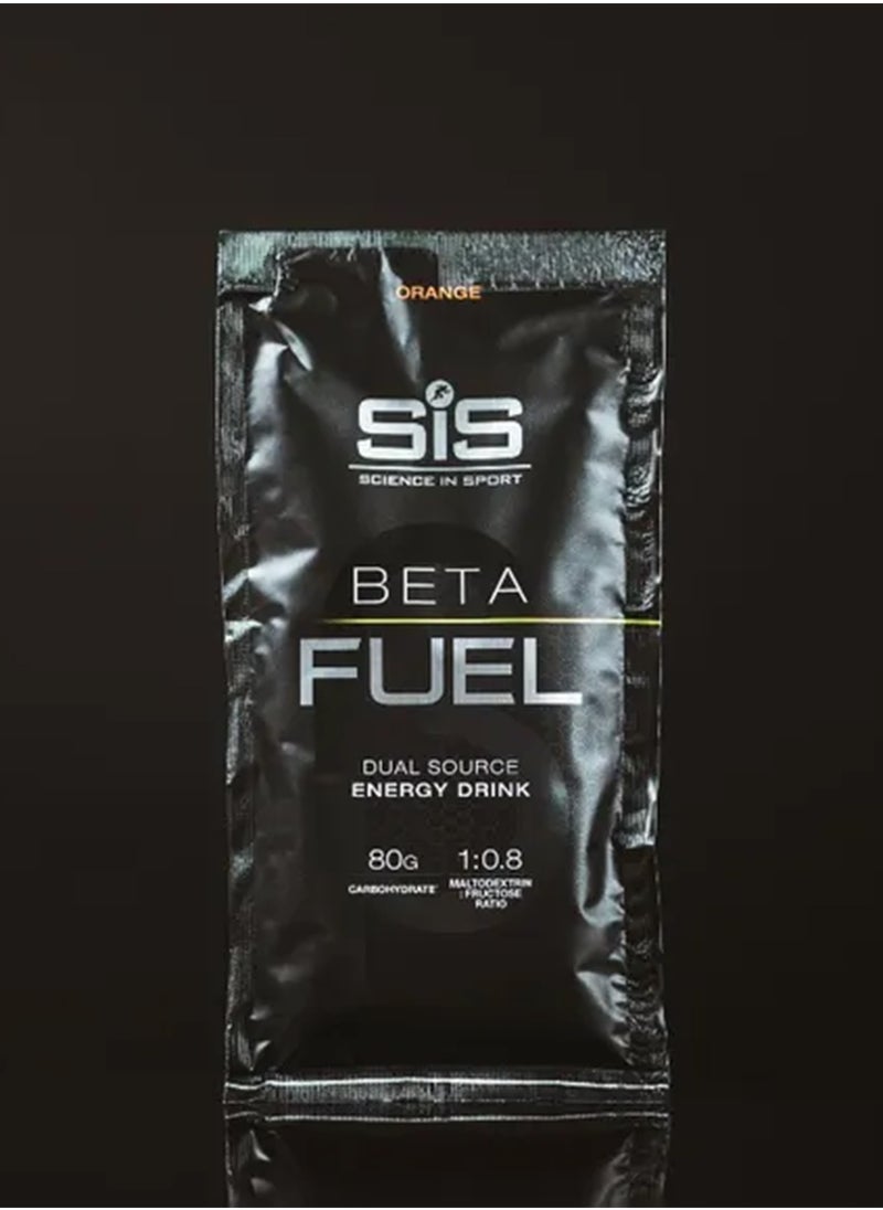 SIS SIS BETA FUEL DUAL SOURCE ENERGY DRINK, 80G CARBOHYDRATE 1:0.8 MALTODEXTRIN FRUCTOSE RATIO/ POWDER BETA FUEL 80 ORANGE 82G1X15  - Image 3