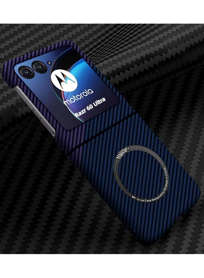 general Carbon Fiber Case Compatible with Motorola Moto Razr 60 Ultra   Thin Skin Friendly Matte Magnetic Wireless Charging Shockproof Cover - Image 1