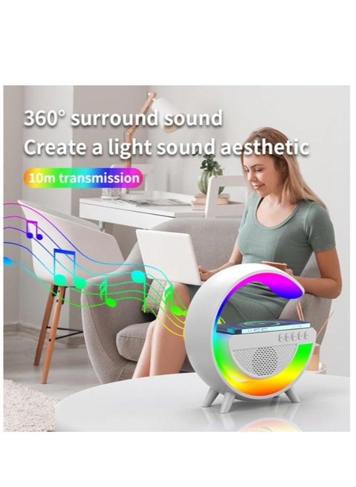 Generic - Ambient LED night lamp with wireless charger and original Bluetooth speaker - Image 1