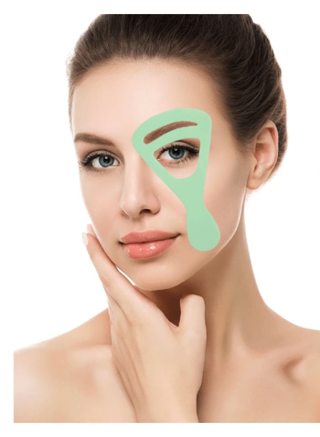 2-in-1 Silicone Eyebrow Shaping Templates | Easy Brow Design & Definition | Reusable | Perfect for Travel & Daily Makeup - Image 5