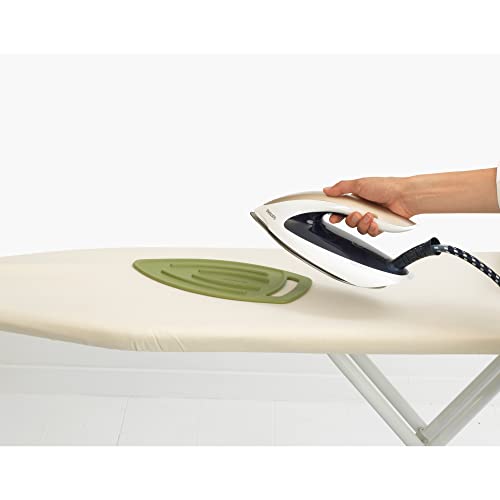 Brabantia Ironing Pad Heat Resistant Mat Protective Flexible Silicone Heat Mat for Hot Iron Easy to Store Max 428F Laundry Essentials Protects Ironing Board Cover Calm Green - Image 3