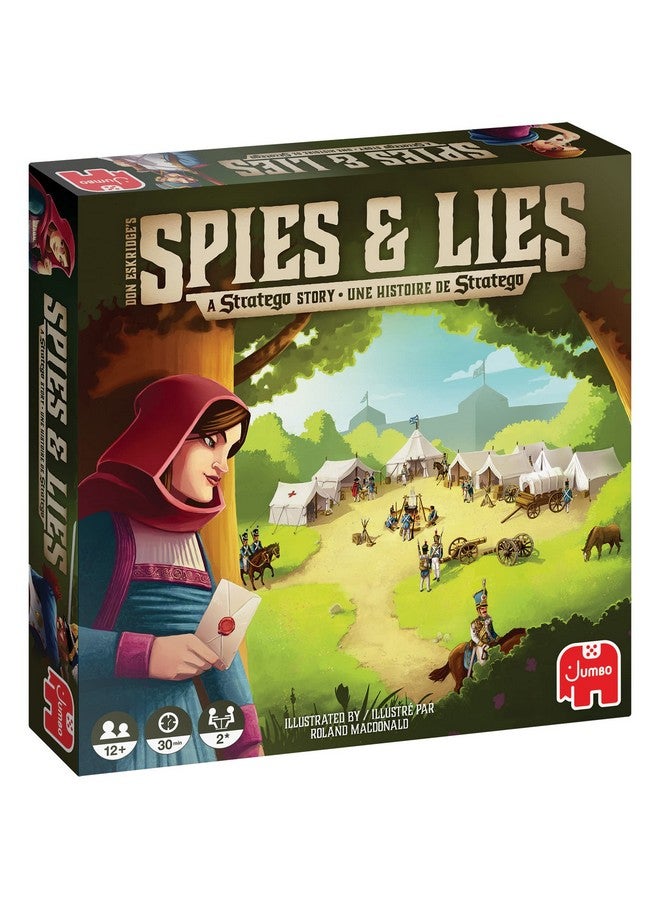 jumbo Jumbo Spies & Lies - A Strategy Story Board Game, Two Player Game of Deduction & Deception, Jumbo Games, Head-to-Head Ages 12+, 2 Players, 30 Minute Playing Time - Image 1