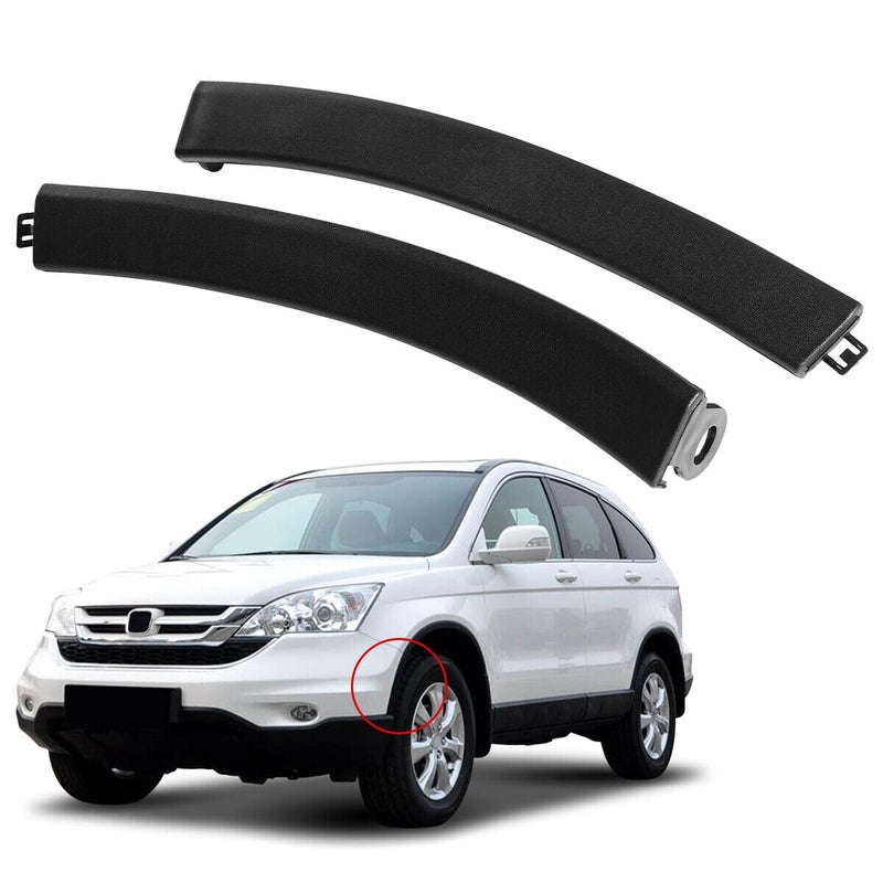 RONTCOS 2Pcs Front Bumper Wheel Fender Molding Trim Filler Kit for Honda CRV 2007 2008 2009 2010 2011 LeftRight 71103SWA000 71108SWA000