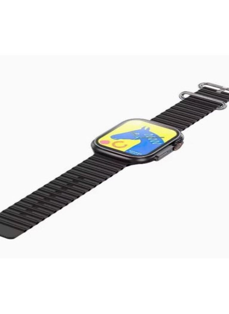 Generic - X8 Plus Ultra Wearfit Pro Space Aluminum Case 49mm Smart Watch Sport Version 2.08 Inch HD Full Screen Wireless Charging More Than 48 Function Black - Image 1