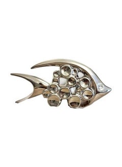 UPSCALE Upscale 13.5cm Silver Fish Showpiece - A Stunning Vaastu Symbol for Prosperity and Harmony in Your Home & Living Room Decor, Loveable  - Image 3