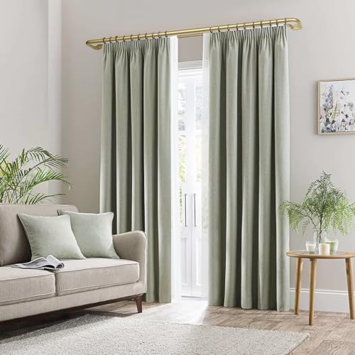 HOTOZON Double Curtain Rods 48 to 84 Inches, HOTOZON Blackout Double Curtain Rods for Windows 36 to 80 Inches (3-6.6 ft), 6/8 Inches Wrap Around Room Darkening Telescoping Drapery Rod, Gold - Image 4
