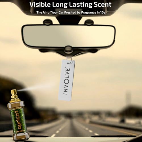 Involve Your Senses Rainforest Apricot Vanilla Scent Perfume - IRF04-30 ml | Rich Fragrance Spray Car Air Freshener | Car fresheners | Car accessories interior| Long lasting fregrance | Car perfume - Image 4