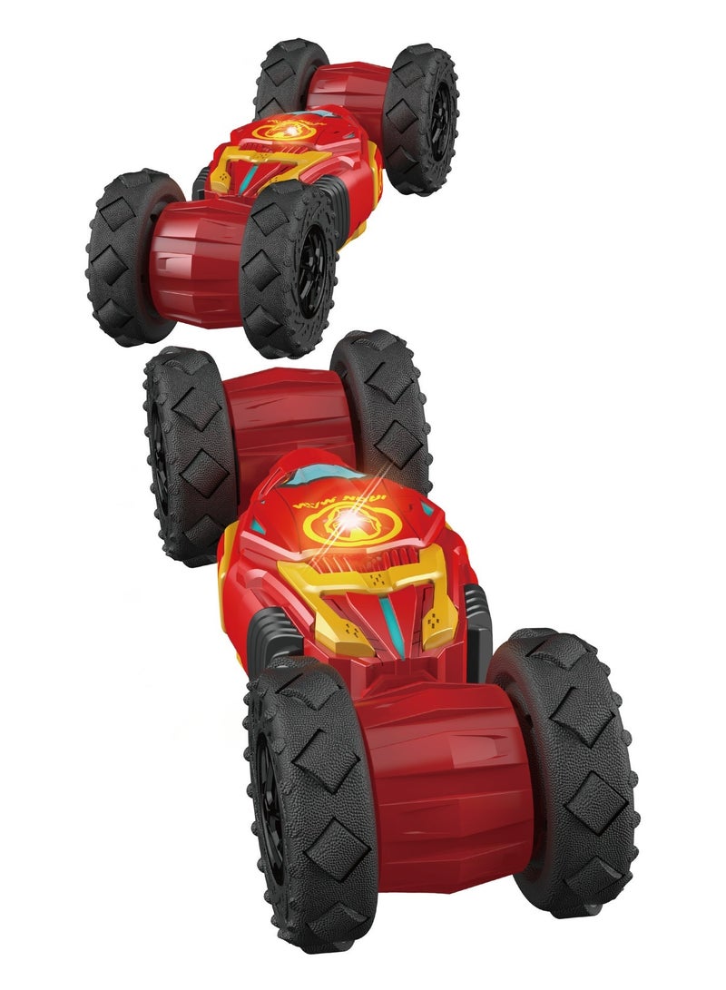 MARVEL Iron Man Avengers RC Stunt Car for Kids | 360° Rotating Skidding Drift Toy | Rechargeable Remote Control Fancy Tricks Vehicle - Image 4