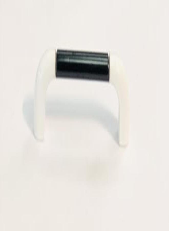 Kitchen Cabinet Handle, White And Black Pull Handle, Made In Spain, Size 70 Mm, 7 Cm, Handle Height 2 Cm - Image 3
