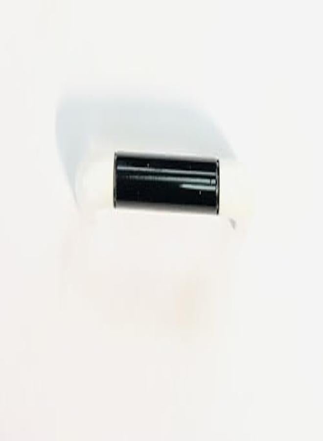 Kitchen Cabinet Handle, White And Black Pull Handle, Made In Spain, Size 70 Mm, 7 Cm, Handle Height 2 Cm - Image 1
