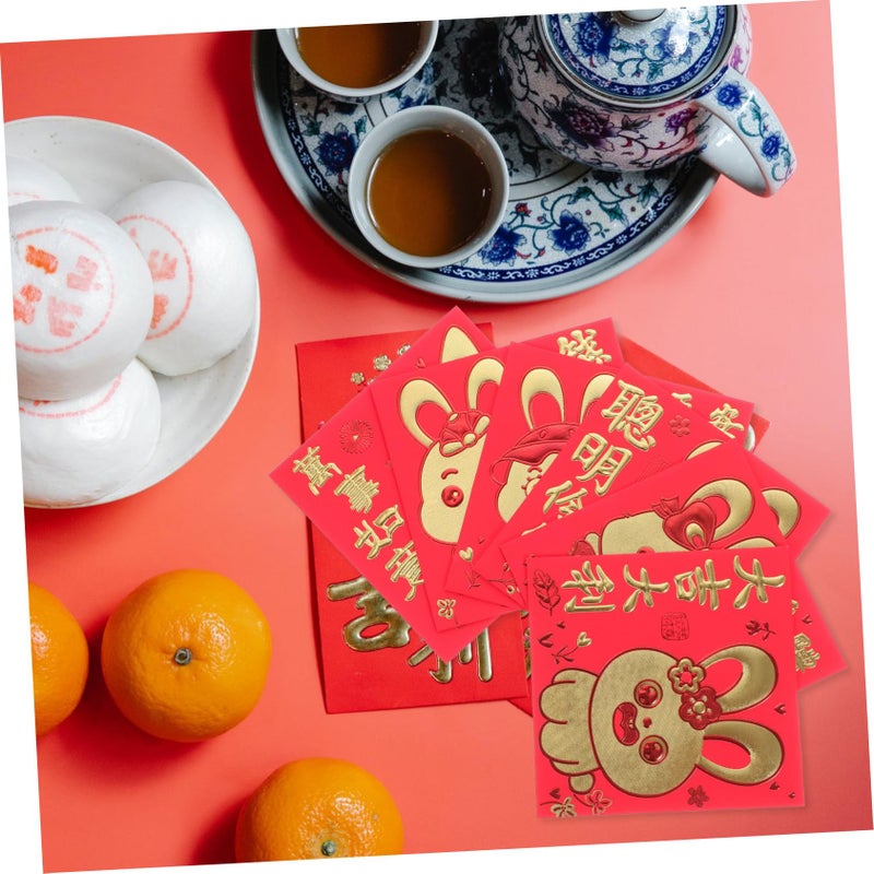 66 Pcs Lunar New Year Red Envelopes Money Packets Hot Stamping Design For Wedding Festival - Image 5