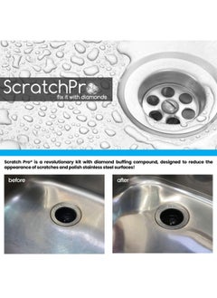 Generic Scratch Pro  Kit For Removing Scratches And Polishing Stainless Steel Sinks  - Image 3