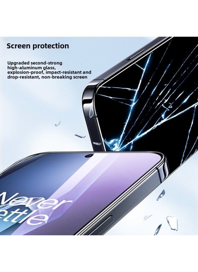 Generic - Applicable One Plus ACE5 Tempered Film Full Screen Oppo One Plus Ace5pro Anti-blue Light Ace3V Anti-peep Film Protective Film-Colour:Highly Transparent Privacy Film Transparent Version [naked Film]-Size:Oneplus Ace5pro - Image 1