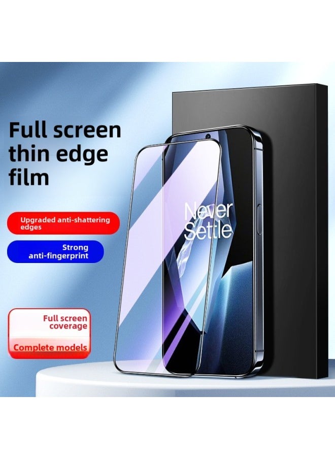 Generic - Applicable One Plus ACE5 Tempered Film Full Screen Oppo One Plus Ace5pro Anti-blue Light Ace3V Anti-peep Film Protective Film-Colour:Highly Transparent Privacy Film Transparent Version [naked Film]-Size:Oneplus Ace5pro - Image 1