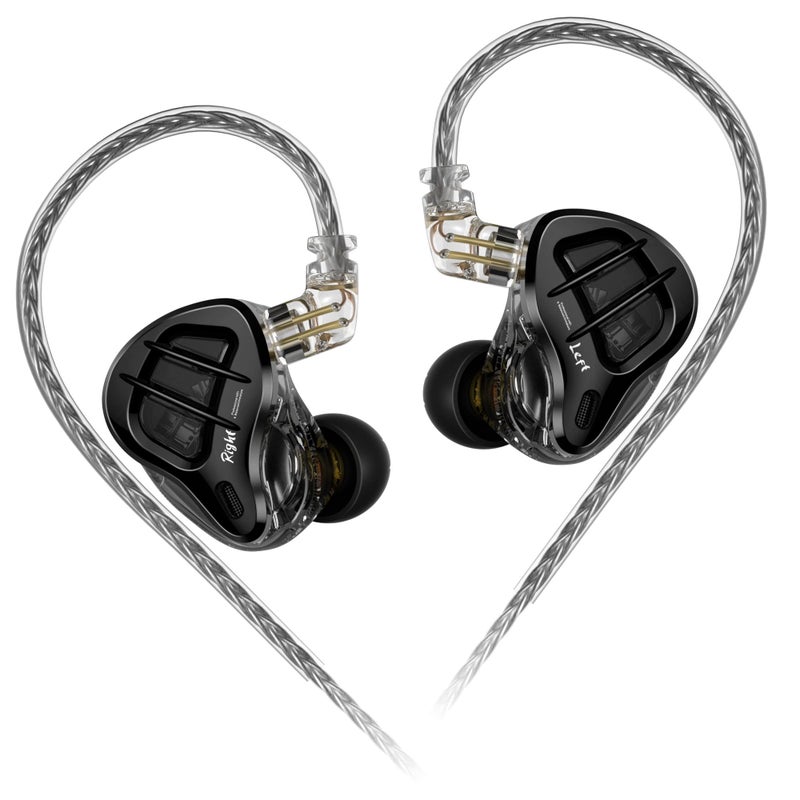 KZ ZAR in-Ear Monitor 7BA+1DD Hybrid Drivers Gaming Earbuds HiFi Bass Noise Isolation IEM, Clarity in All Frequency Stereo Comfort-fit in Ear Headphones for Audio Engineers, Musicians(No Mic) - Image 1