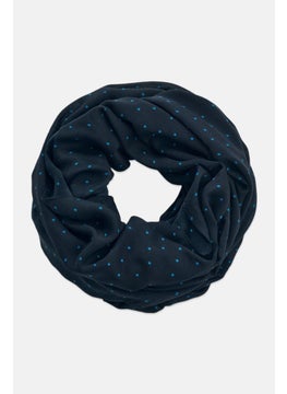 Tchibo Women Polka Dot Scarf, Navy  - Image 2