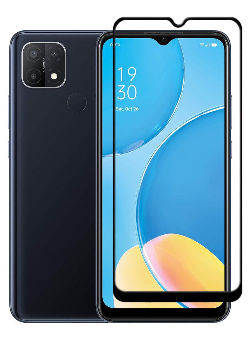 ACLIX Antistatic ESD Dustproof Premium Quality High Definition Tempered Glass Screen Protector Designed For Oppo A15 - Image 1