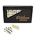 ERLLE Premium Double 6 Dominoes Set Classic Domino Game with Vinyl Case Tiles for Adults Kids Mexican Train Family Game Night - Image 3