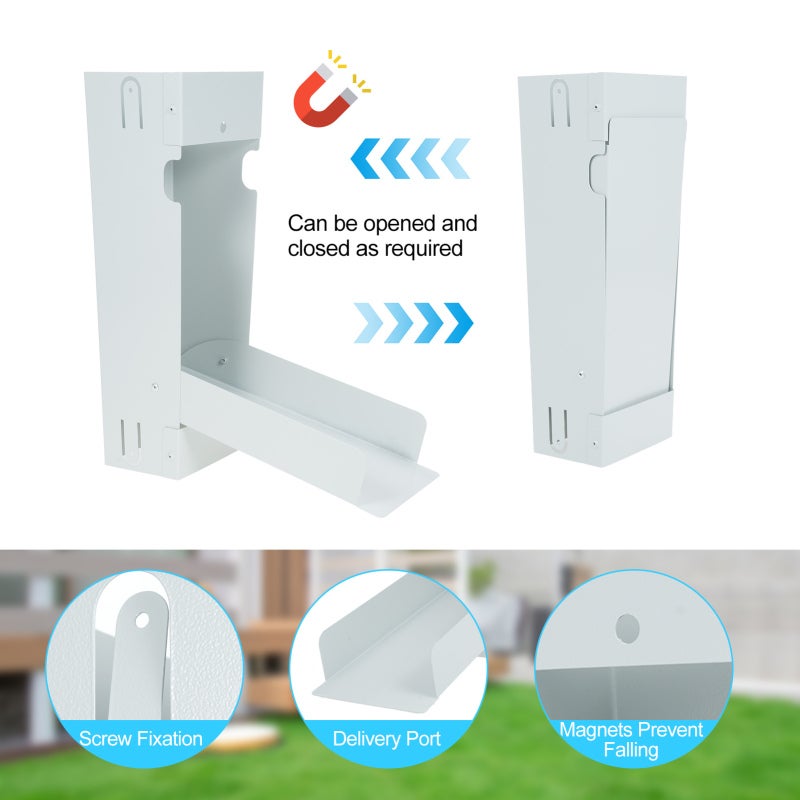 Rainwater Collection System 3*4-Inch White Stainless Steel Diverter Kit - Easy To Install Rain Barrel Diverter for Home Outdoor Water Conservation, Garden Watering, Car Washing - Image 3
