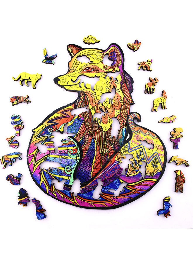 150-Piece Fox Changed Wooden Jigsaw Puzzles 29x21x0.5cm - Image 2