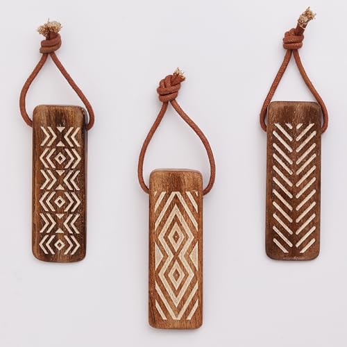 Indian-Shelf Indian Shelf 3 Pieces Wooden Door Stopper Wedge Heavy Duty Anti Slip Rubber Base Door Stop for Floor Door Holder for Home Office Bedroom Kitchen Tiles Marble Use - Image 1