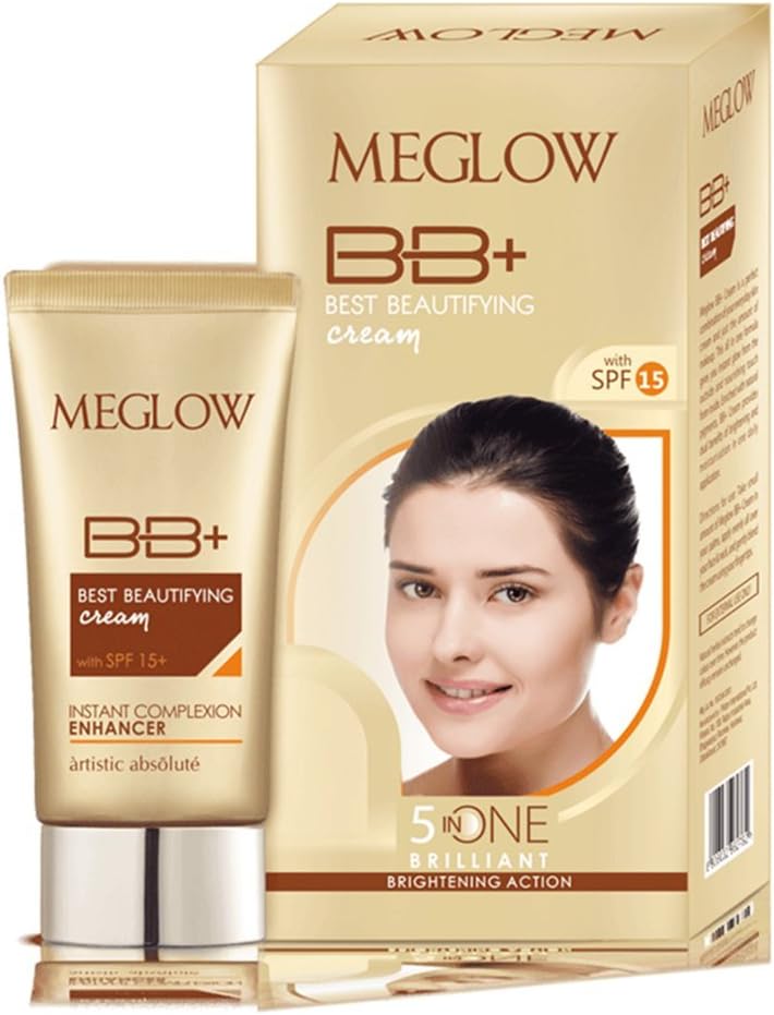 MEGLOW BB CREAM With SPF 15 for Women 30g