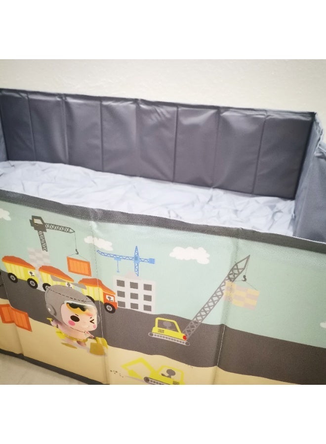 Crater Kids Sand barrier Foldable Game Room for play and Storage : 30 cm*120 cm*95 cm - Image 2