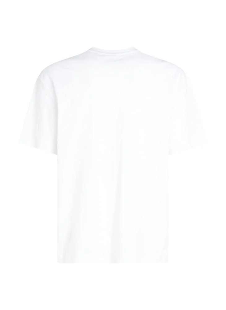 CALVIN KLEIN Logo Crew Neck Interlock T-Shirt