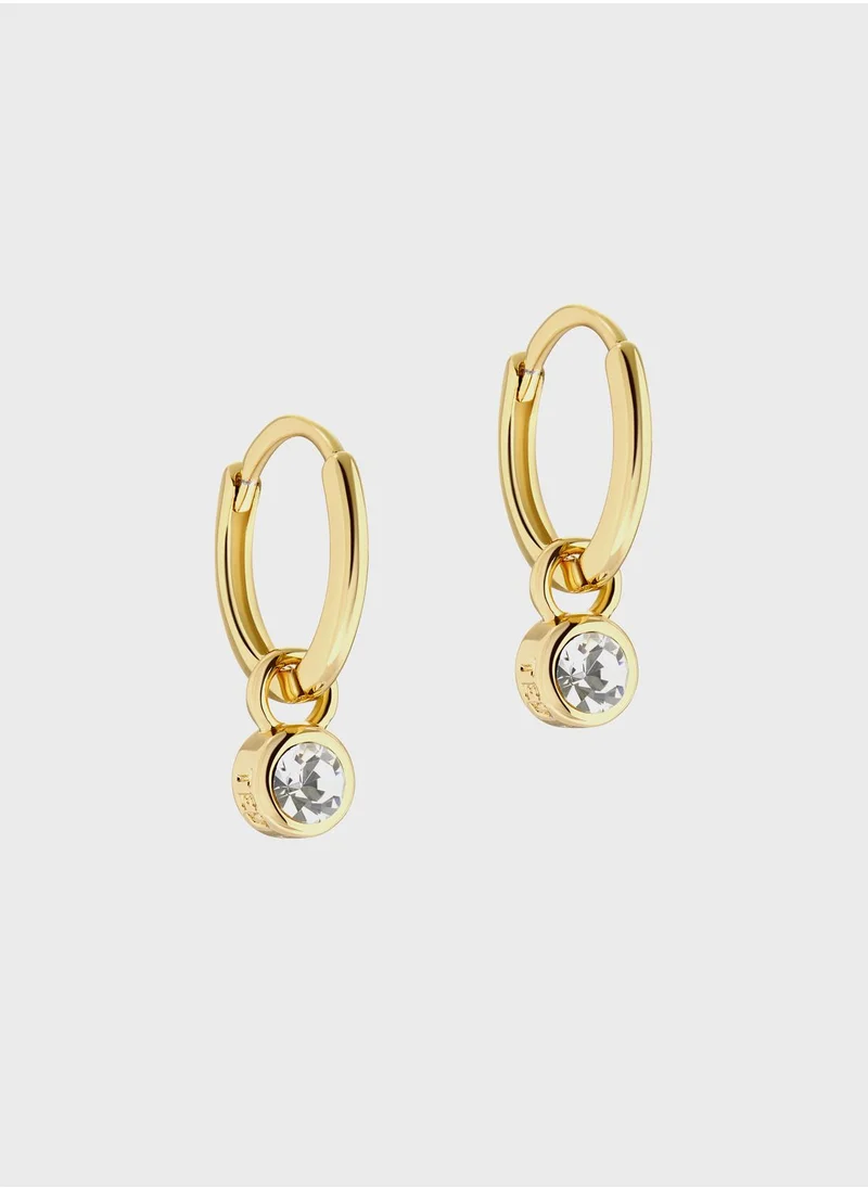 Ted Baker Sinalaa Crystal Huggie Earrings