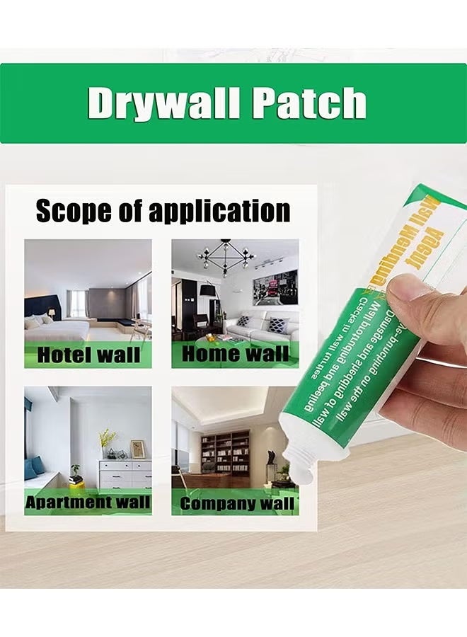 HTKCRX Wall Mending Agent Drywall Repair Kit, Spackle Wall Repair Patch Kit with Scraper, Wall Mending Agent Large Hole Drywall Patch, Easy to Fill Holes in Home Wall and Quick Repair Crack - Image 3