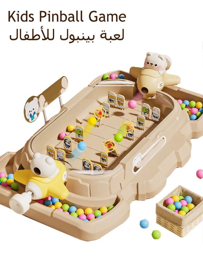 Early Education Toys, Montessori Toys,Kids Pinball Game, Tabletop Game Set,A Dual-Player Battle Educational Toy For Kids Aged 3+, With 40 Pinball, The Ultimate Tool For Parent-Child Interaction And Hand-Eye Coordinati,Very Good Gift - Image 1