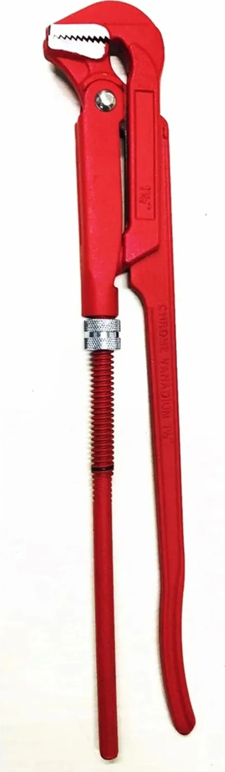 BYR 1.5 No. Steel Tong Pipe Wrench Suitable for Different Pipe Diameters