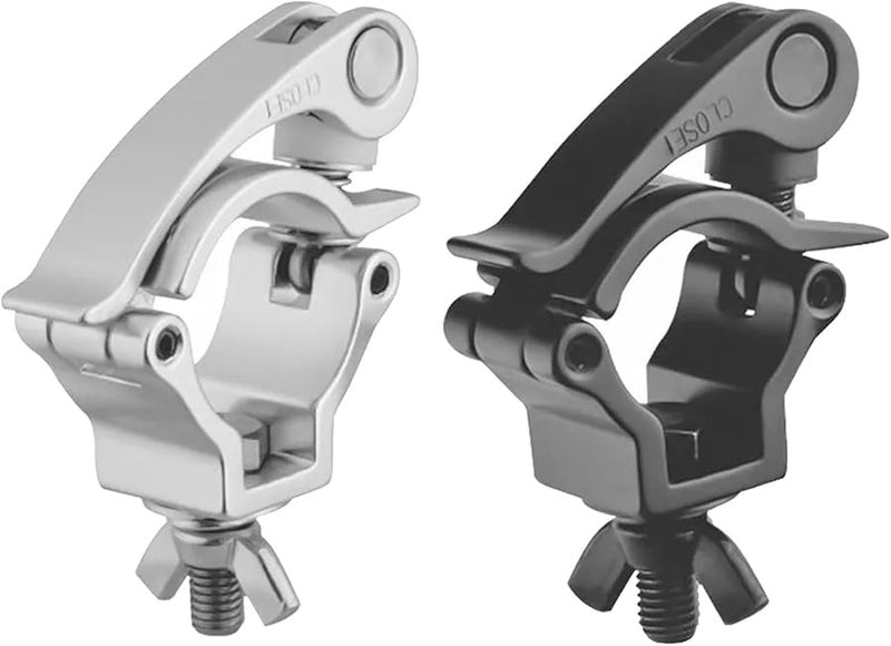 2 قطعة من مشبك إضاءة المسرح المتين 32 مم إلى 35 مم حامل أنبوب معدات حفلات محترفة - Image 4